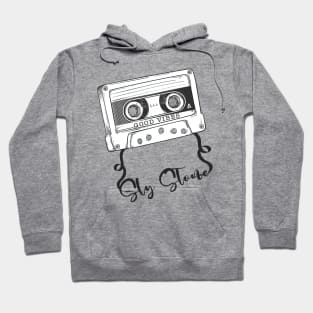 Good Vibes Sly Stone // Retro Ribbon Cass Hoodie